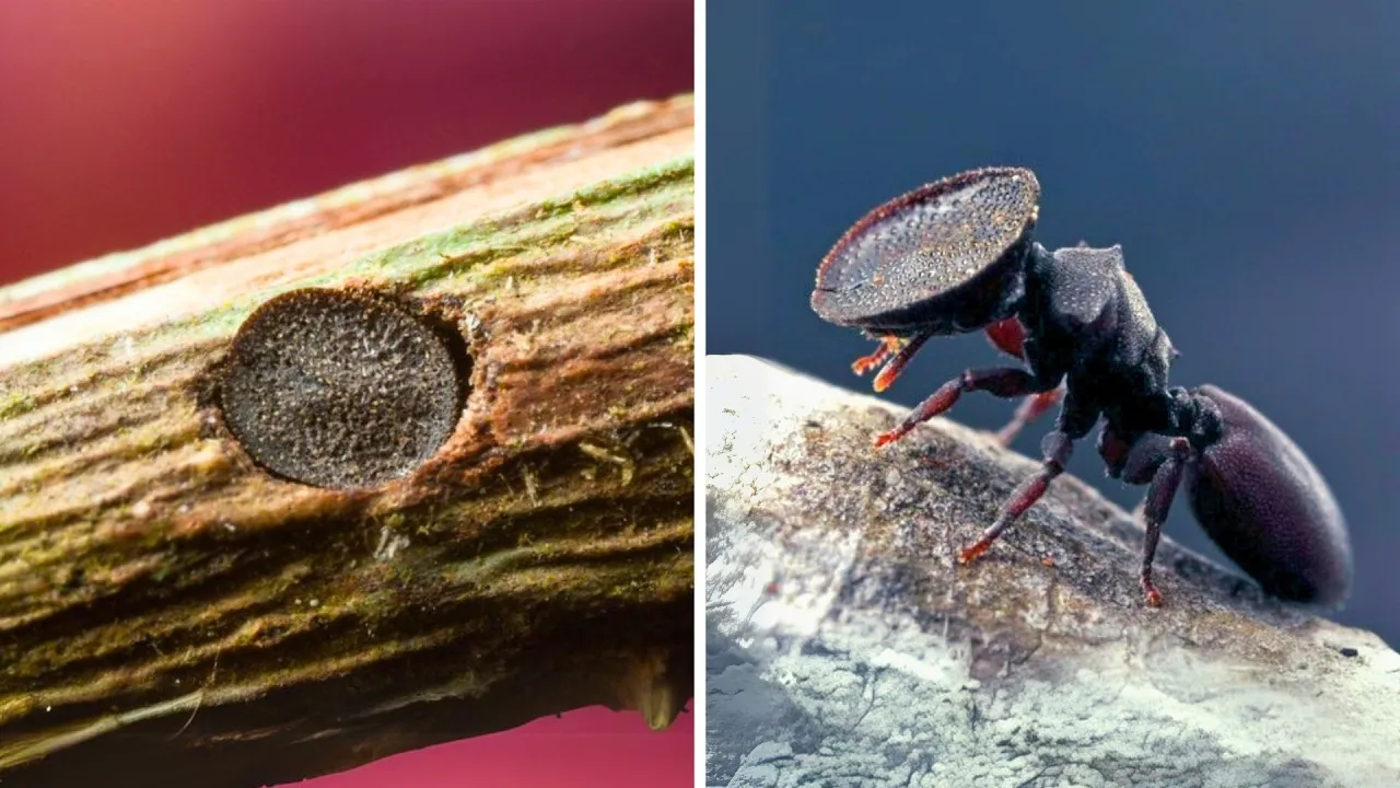 Ant with a door head