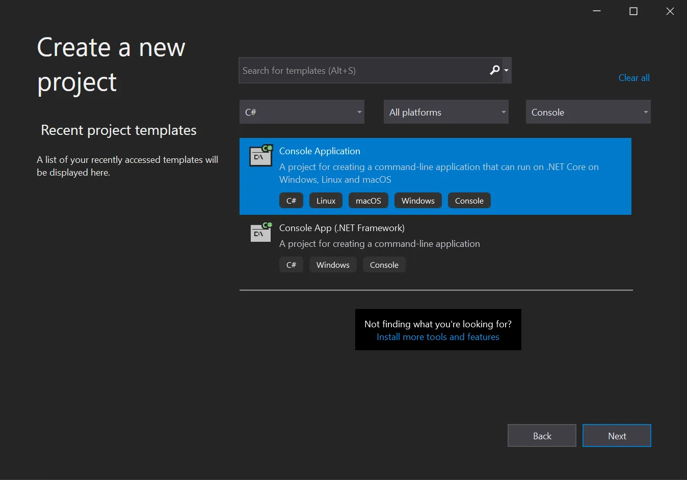 New Console App