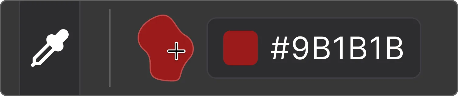 Infographic with the color picker