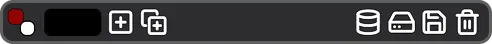 Screenshot of the Color Palette top bar